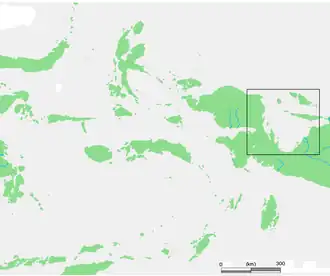 Location of Cenderawasih Bay