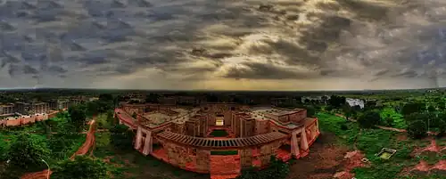 IIM Indore's aerial panoramic view
