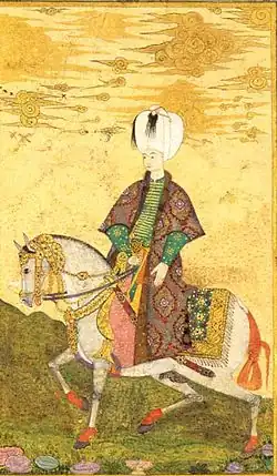 Osman II on horseback