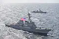 PNS Aslat cruise to petrol off its deployment in the Indian Ocean with U.S. Navy's USS Mitscher in 2014.