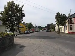 Finea village, due north