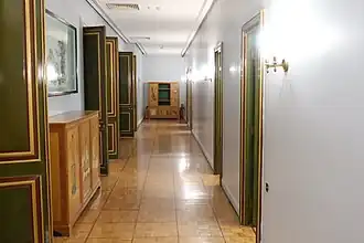 Corridor to private rooms in the Niavaran Palace