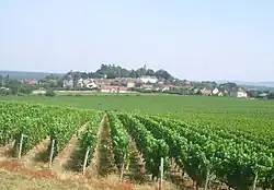 A general view of Jully-lès-Buxy