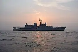 INS Sukanya (P50) at sea.
