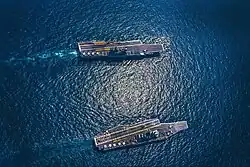 Two carrier formation