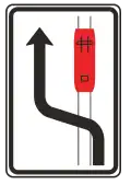 V-34 Drive left alongside tramway