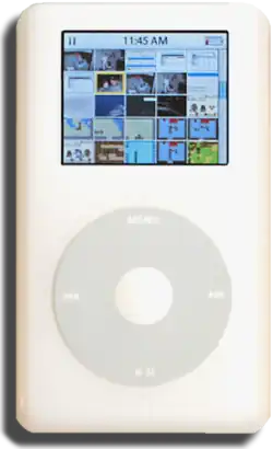 4th generation iPod With Color Display.