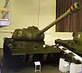 Soviet IS-2 tank on display