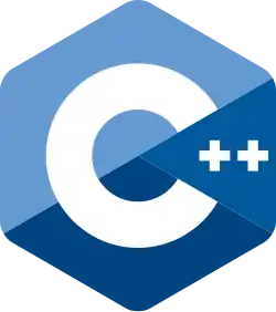 The logo of the C++ programming language