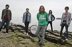 I Am Arrows on the location for their first video