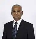 Ibrahim Mohamed Solih, candidate #2 in the 2018 election, who won.
