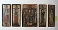 The "Deesis" group of icons, from the Icons and religious art exhibition of the Šariš Museum in Bardejov