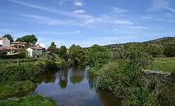 View of the village, with River Ponsul