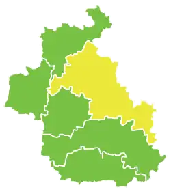 Map of Idlib District within Idlib Governorate