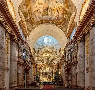 High Altar, Apotheosis of Saint Charles Borromeo, by Alberto Camesina