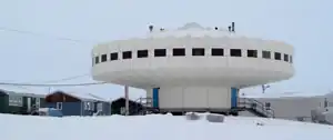 View of the Igloolik Research Centre, Igloolik, Nunavut, Canada