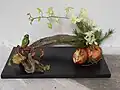 Morimono using wood and fruit