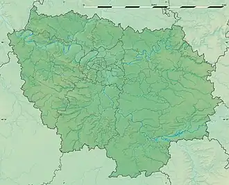 Lutetia is located in Île-de-France (region)