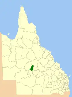 Location within Queensland