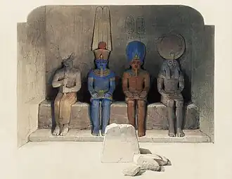 The inner sanctuary of the Great Temple