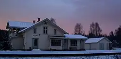 View of the Ilseng railway station (no longer used)