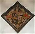 A funerary hatchment from St Mary's Church