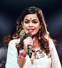 Chakraborty performing in 2018