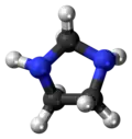 Ball-and-stick model of imidazolidine