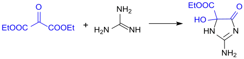 Synthese von Imidazolonen mit Diethylmesoxalat