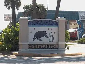 Indialantic sign
