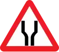 Road widens