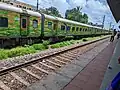 Rake of Indore/Hisar/Delhi - Mumbai Duronto Express, stabled at Boisar