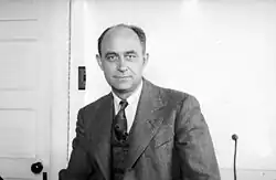 Portrait of Enrico Fermi.