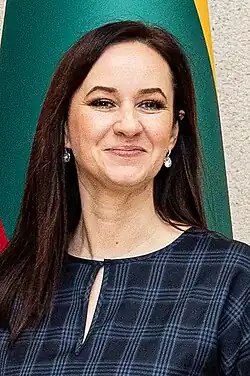 Lithuania Inga Ruginienė Prime Minister of Lithuania