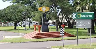 Clock at Rotary park