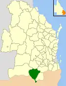 Location within Queensland