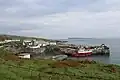 Harbour with Caher Island in background