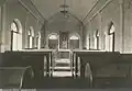 Interior looking towards the Torah ark