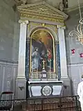 Interior of the chapel.