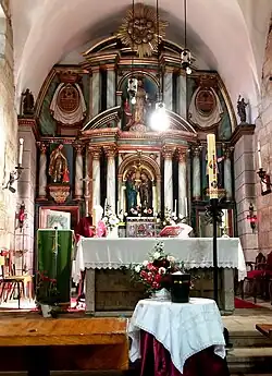 Interior of the church.