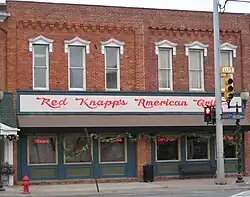 Northeast corner of Washington and Burdick