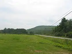 Looking south along Intervale Road from its intersection with Day Mountain Road