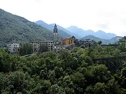 View from the surrounding mountains