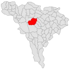 Location in Alba County