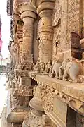 Intricate details of Chola style architecture