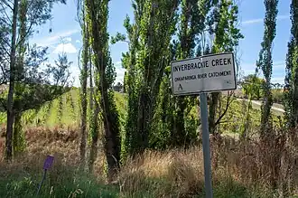 Creek passing through Inverbrackie