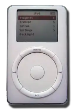 2nd generation iPod (2002).