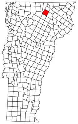 Located in Orleans County, Vermont