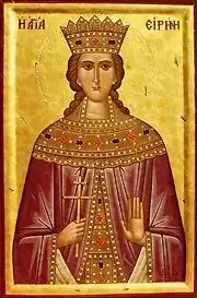 Great-martyr Irene of Thessaloniki.