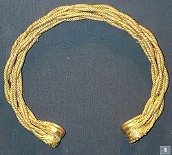 Room 50 – Gold torc found in Needwood Forest, central England, 75 BC